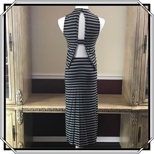 Free Press Maxi Skirt & Open Back Shirt Set NWT